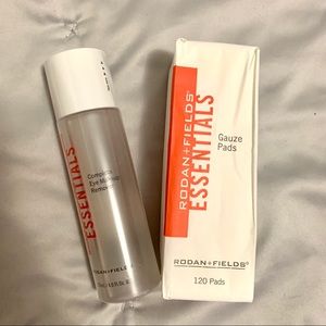 Rodan + Fields eye make up remover & gauze pads